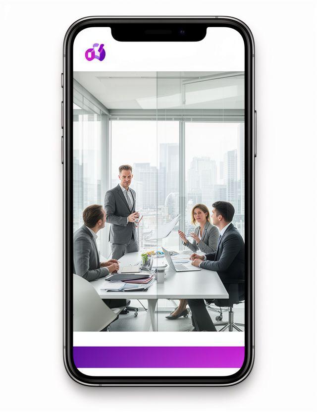 Executive business meeting in a modern Birmingham office